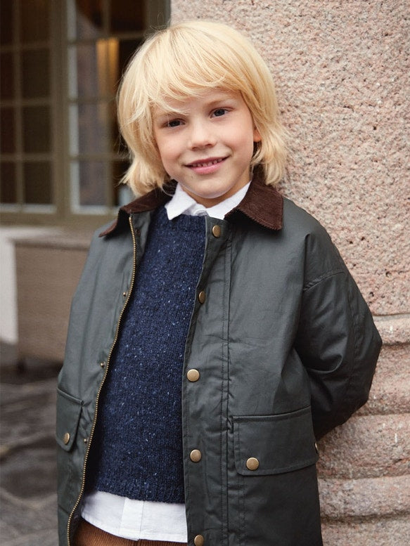Sandnes, Magazin 2312, Tweed Recycled, Debutant Sweater Kids, Farbe: navy 2