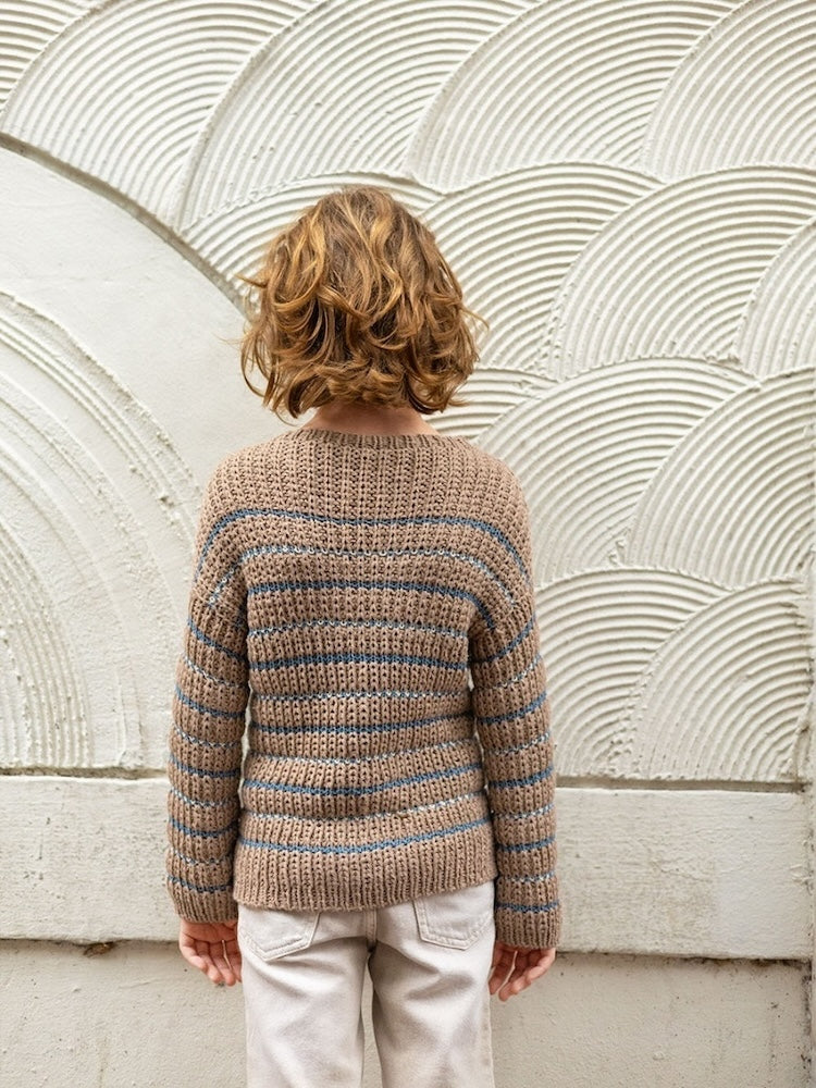 Sebbe Sweater Junior - Einzelanleitung Sandnes 2405