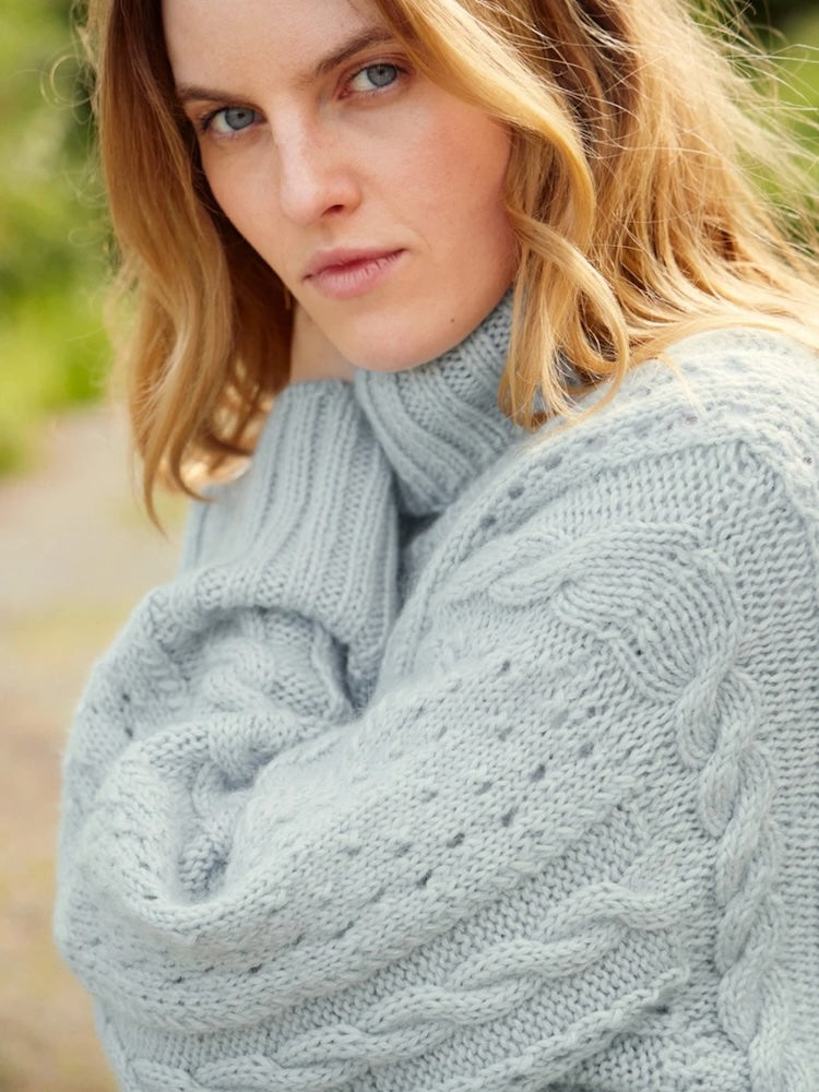 Cornelia Sweater aus der Sandnes Kollektion 2409 DIY mit Alpakka Ull und Tynn Siolk Mohair 3