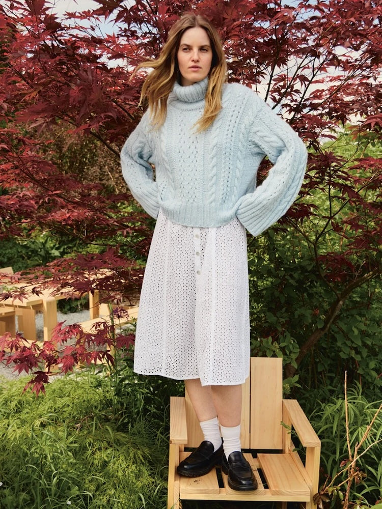 Cornelia Sweater aus der Sandnes Kollektion 2409 DIY mit Alpakka Ull und Tynn Siolk Mohair 4