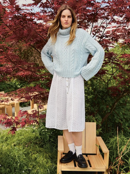 Cornelia Sweater aus der Sandnes Kollektion 2409 DIY mit Alpakka Ull und Tynn Siolk Mohair 4