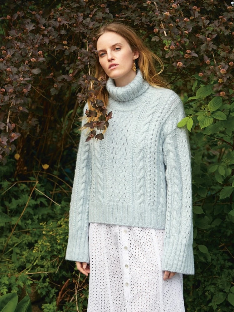 Cornelia Sweater aus der Sandnes Kollektion 2409 DIY mit Alpakka Ull und Tynn Siolk Mohair 5