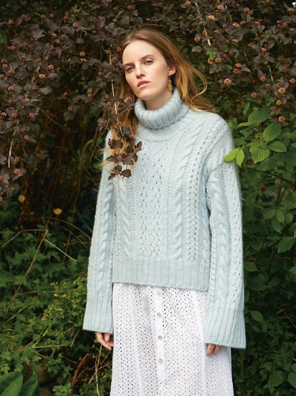 Cornelia Sweater aus der Sandnes Kollektion 2409 DIY mit Alpakka Ull und Tynn Siolk Mohair 5