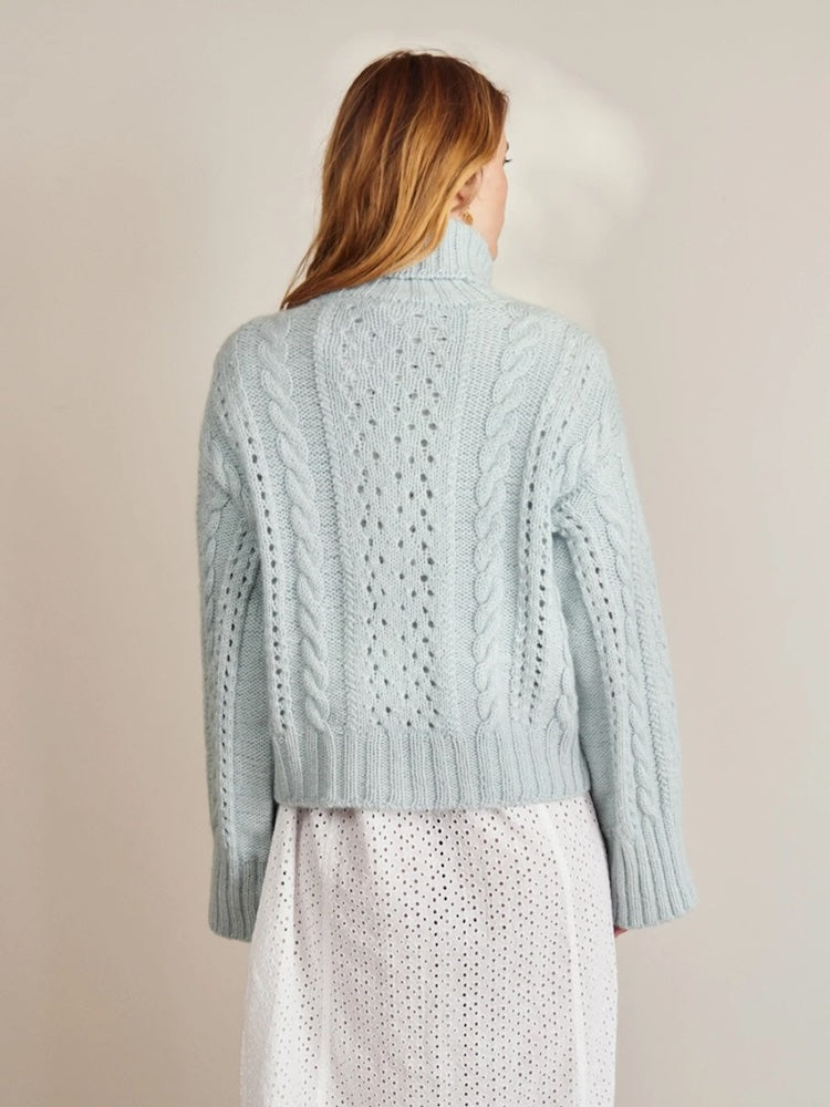 Cornelia Sweater aus der Sandnes Kollektion 2409 DIY mit Alpakka Ull und Tynn Siolk Mohair 6