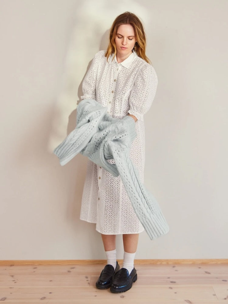 Cornelia Sweater aus der Sandnes Kollektion 2409 DIY mit Alpakka Ull und Tynn Siolk Mohair 7