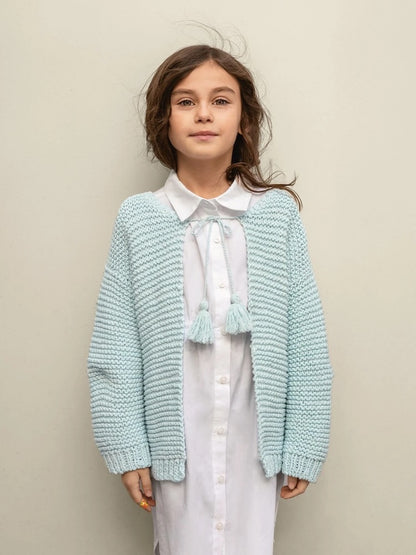 Ruby Cardigan Junior Kollektion 2503 mit Tykk Line von Sandnes Garn 2