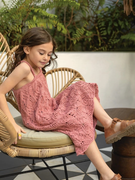Summer Dress Junior aus der Sandnes Kollektion 2503 mit Mandarin Petit und Tynn Line von Sandnes Garn 1