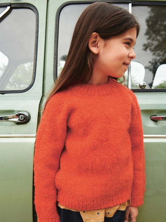 Tiro Sweater Borstet Alpakka Sandnes 2506 | schöner Raglanpullover
