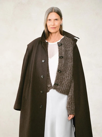 Chunky Jacket | fluffiges Halbpatent aus Fritidsgarn und Kos - DIY 2507