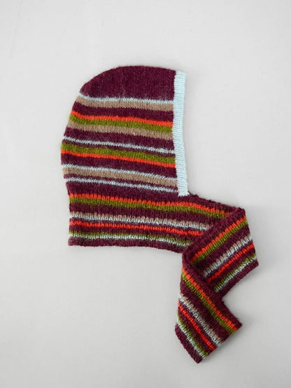 Snuggle Hood - Stripes | aus Ballerina Chunky Mohair und Borstet Alpakka von Sandnes Garn