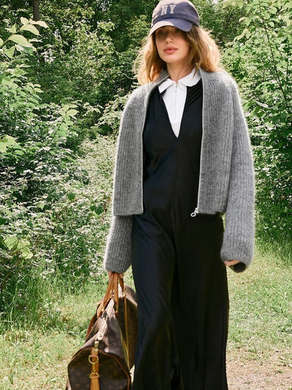 Tia Zipper Jacket | zetilos cool aus Sunday und Tynn Silk Mohair von Sandnes - 2507 DIY
