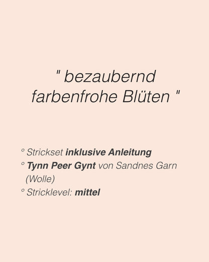 Blome Genser Junior - bunt | aus Tynn Peer Gynt von Sandnes Garn