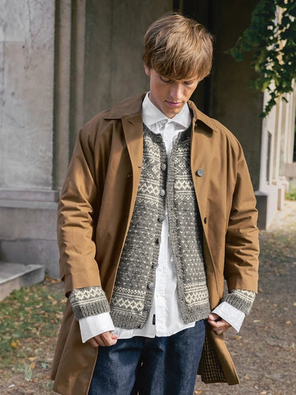 Setesdal Männerjacke | ikonisches Muster aus Peer Gynt von Sandnes Garn