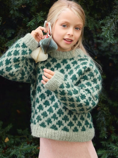 Christmas Tree Sweater - Kids | kuschelweicher Weihnachtspullover aus Kos von Sandnes Garn