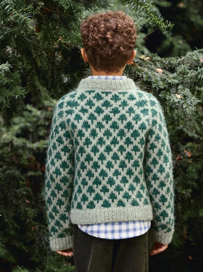 Christmas Tree Sweater - Kids | kuschelweicher Weihnachtspullover aus Kos von Sandnes Garn