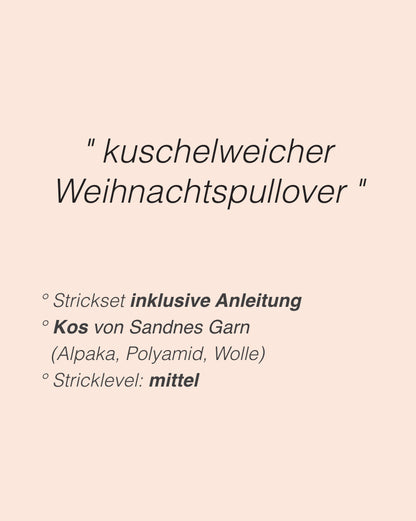 Christmas Tree Sweater - Kids | kuschelweicher Weihnachtspullover aus Kos von Sandnes Garn