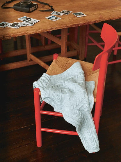 Nilo Sweater Kids | zeitloses Zopfmuster aus Double Sunday von Sandnes Garn