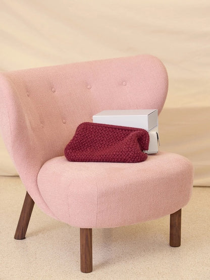 Basket Clutch | gehäkeltes Muster aus Double Sunday und Tynn Silk Mohair von Sandnes Garn