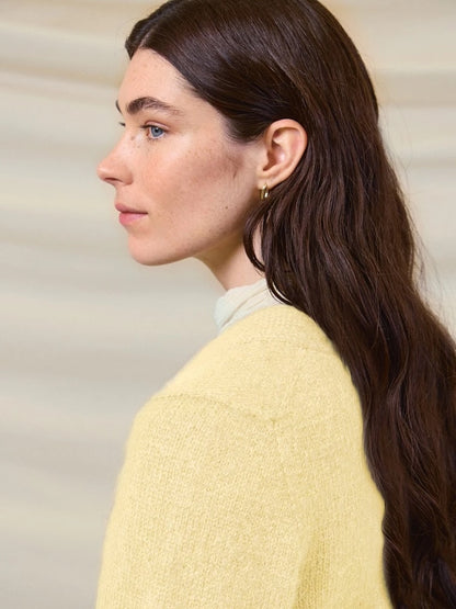 Ember Cardigan | klassische Jacke aus Alpakka Ull und Tynn Silk Mohair von Sandnes Garn