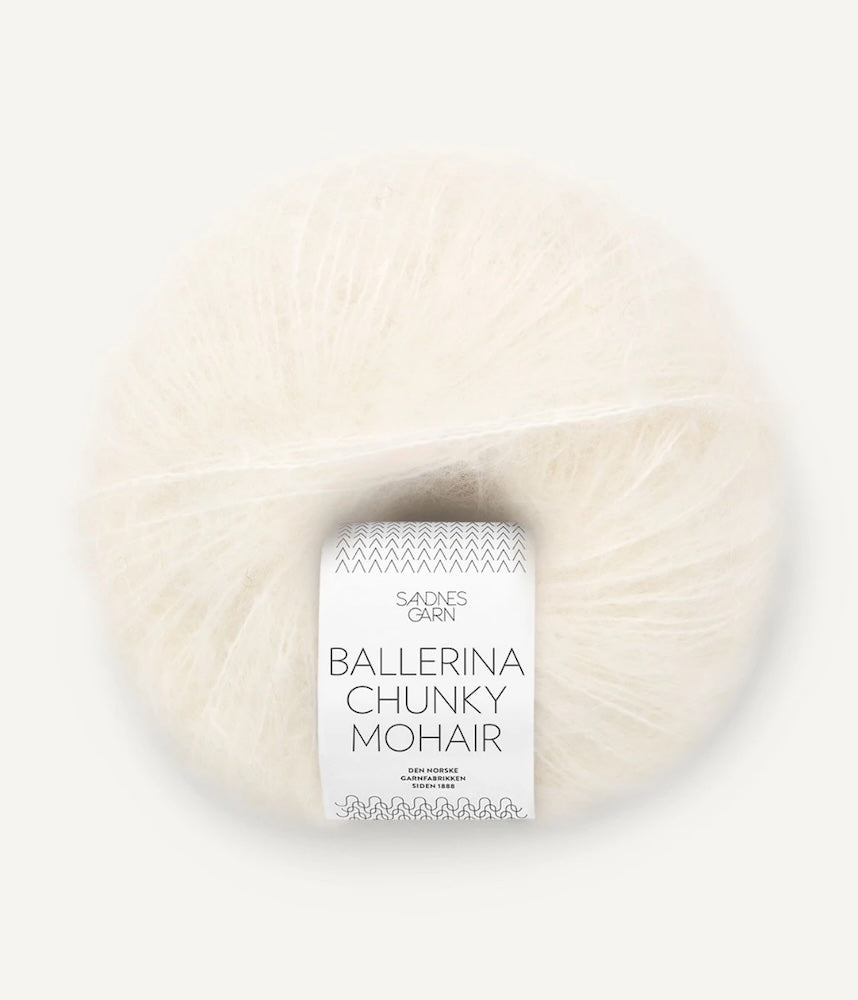 Sandnes Garn Ballerina Chunky Mohair Farbe 1001