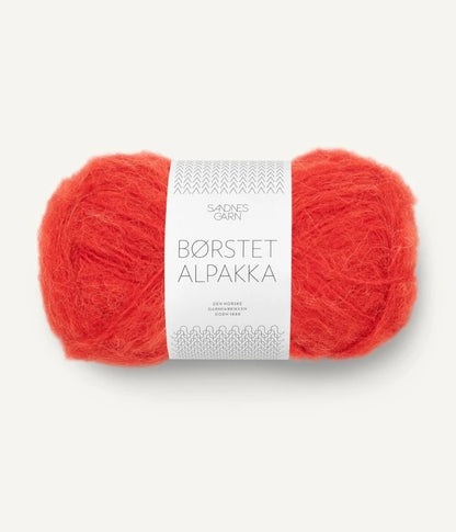 Borstet Alpakka | seidiges Flauschgarn aus Alpaka