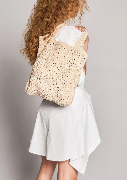Buttercup Bag | Boho Tasche aus Mandarin Petit von Sandnes Garn