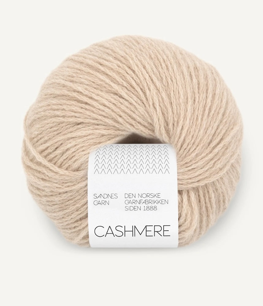 Sandnes Cashmere Farbe beige melange 3021
