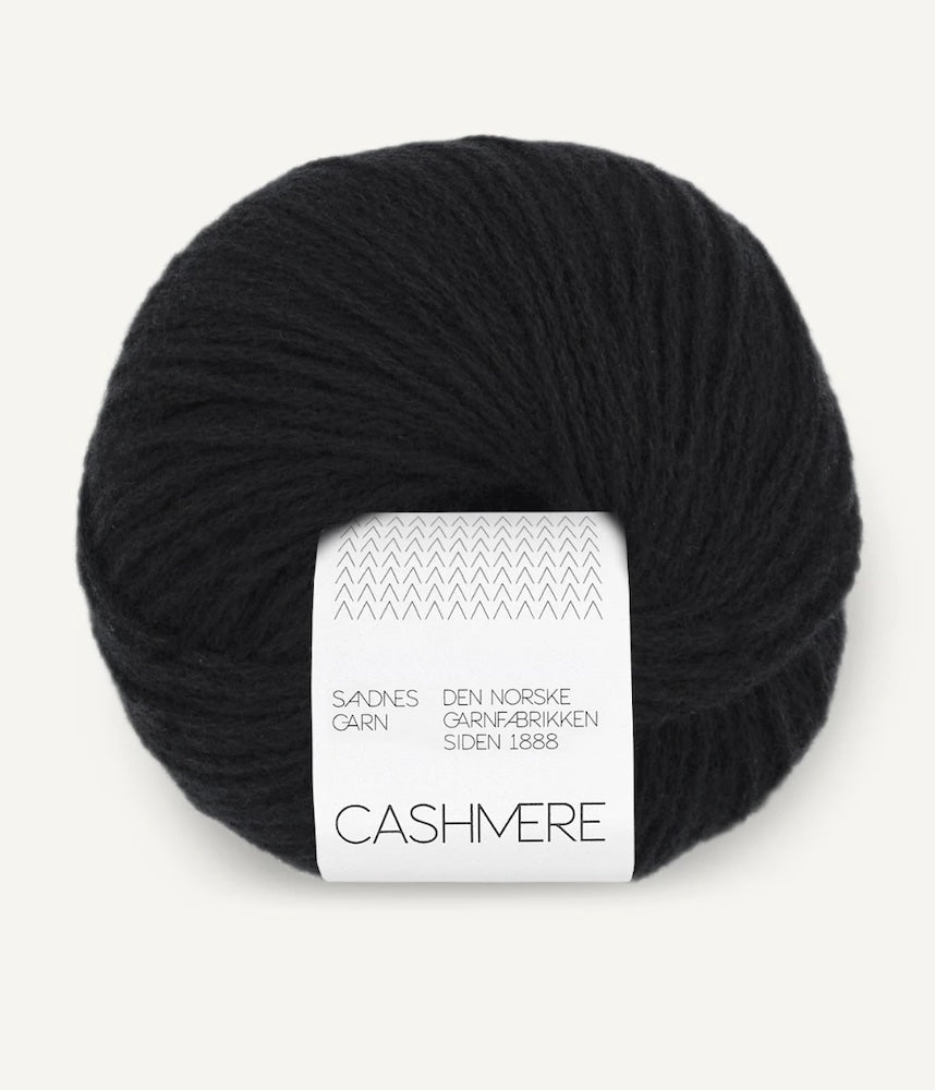 Sandnes Cashmere Farbe black 1099
