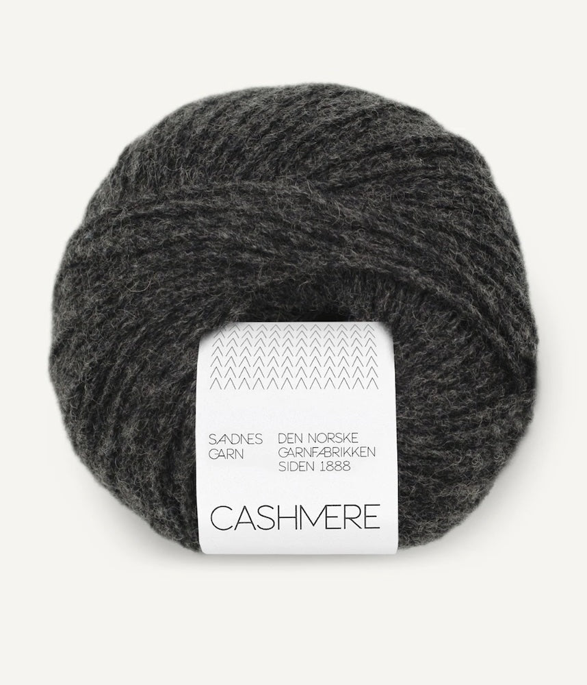 Sandnes Cashmere Farbe charcoal melange 1088