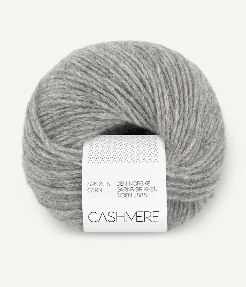 Sandnes Cashmere Farbe grey melange 1042