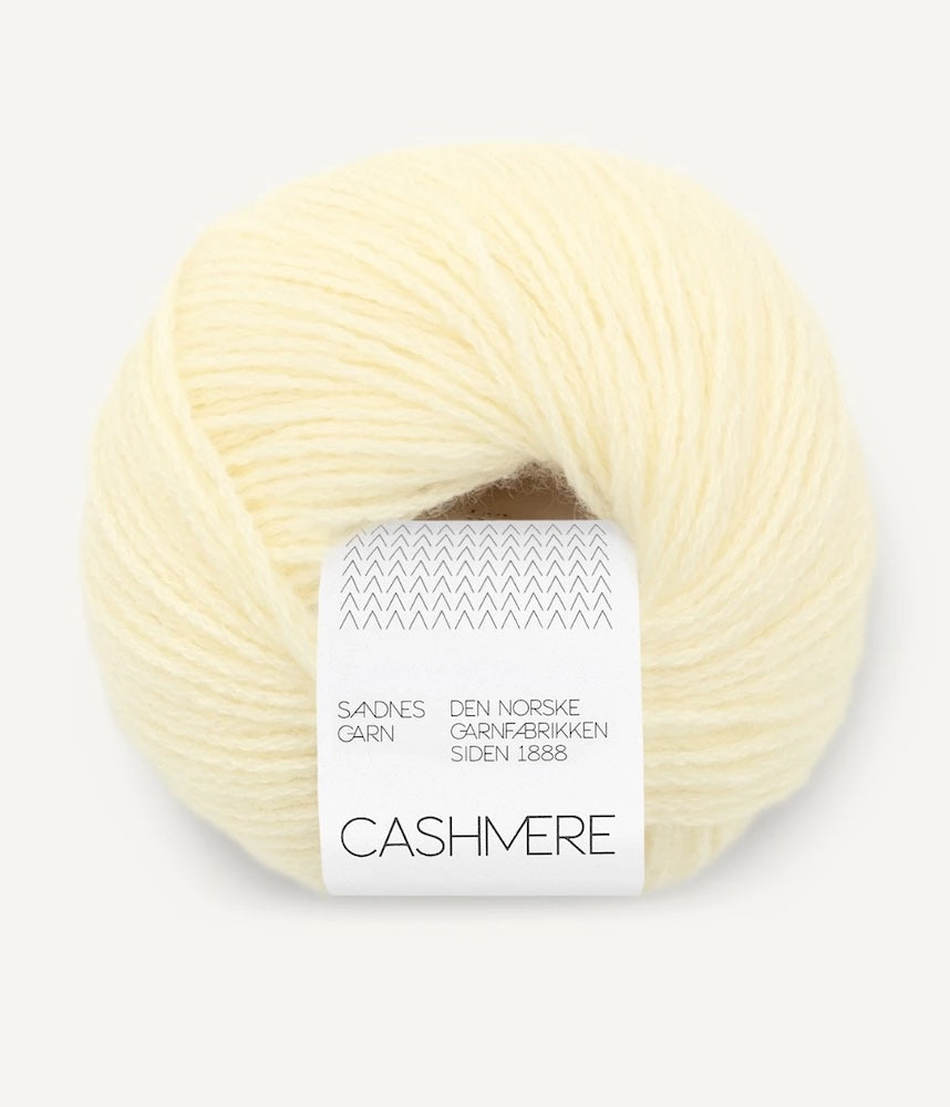 Sandnes Cashmere Farbe lemon icing 2009