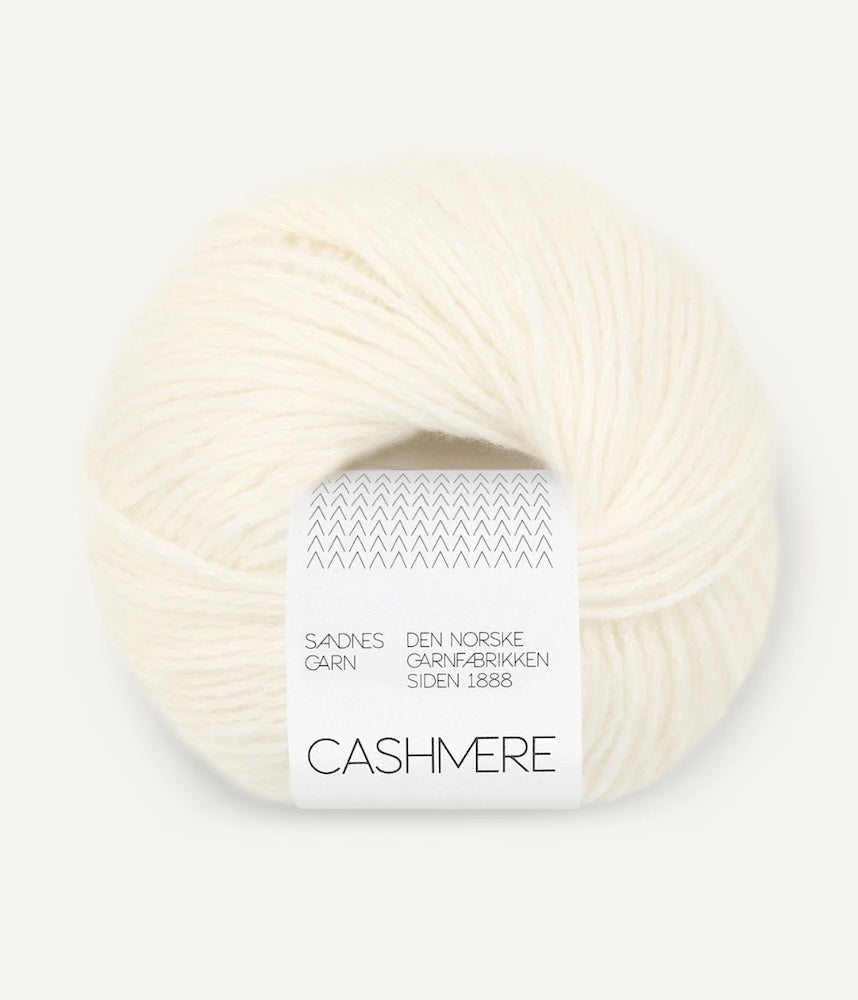 Sandnes Cashmere Farbe white 1002
