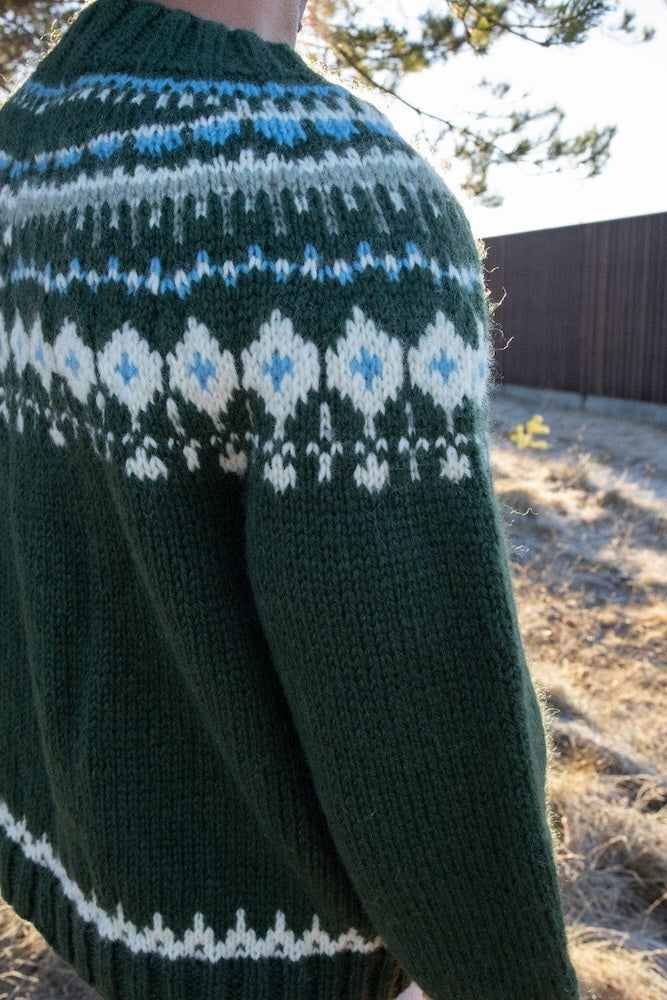 Sandnes Christmasgrynet Pullover für Männer mit Fritidsgarn 3