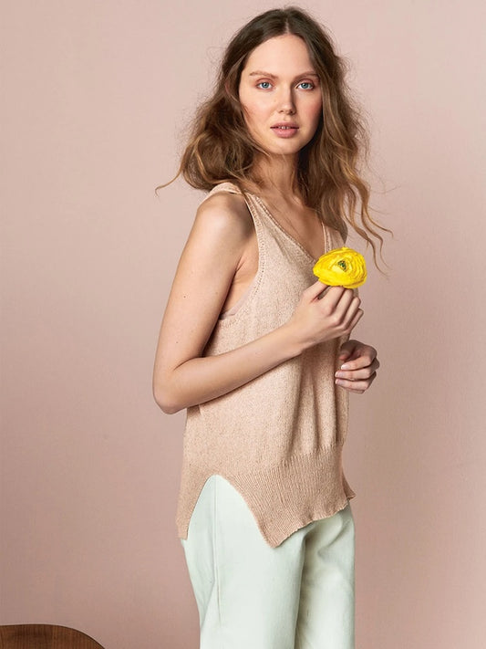Iris Camisole | lässig zartes Top aus Tynn Line von Sandnes Garn