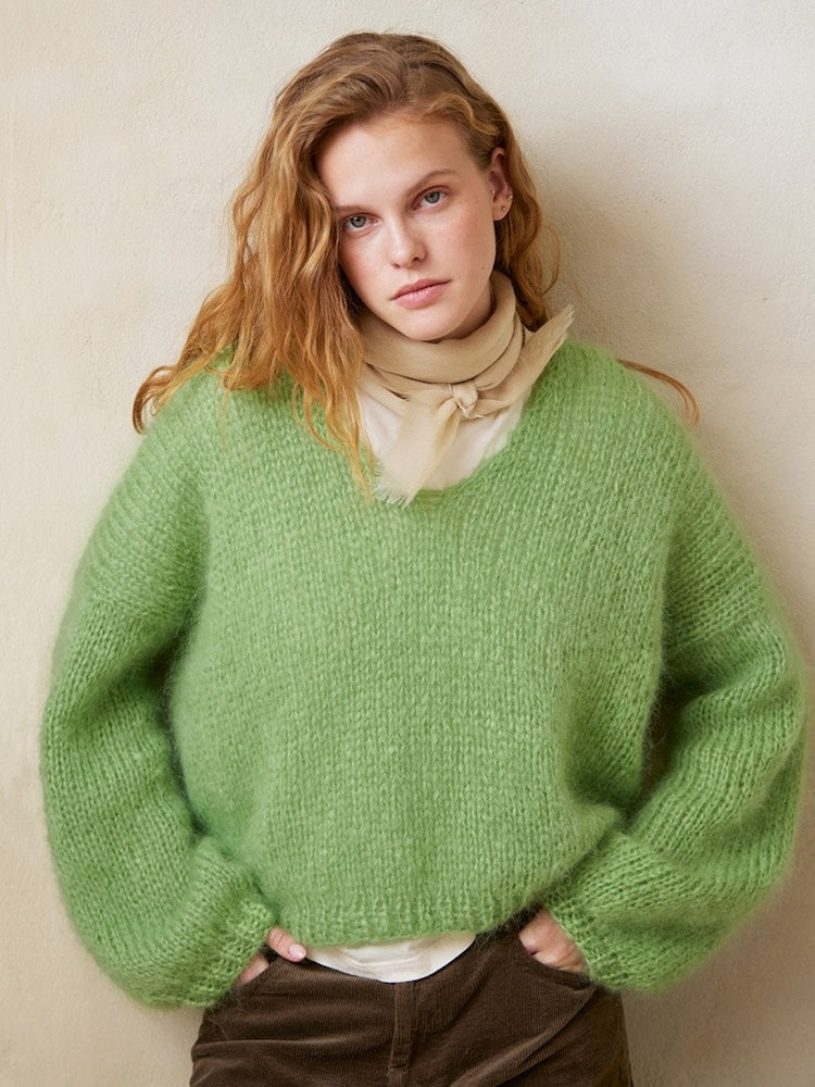 Sandnes Kollektion 2402 Facile Sweater aus Ballerina Chunky Mohair 2