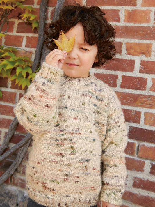 Dave Sweater Junior | Set of yarn and instructions from collection 2408 - Mykt til Barn 