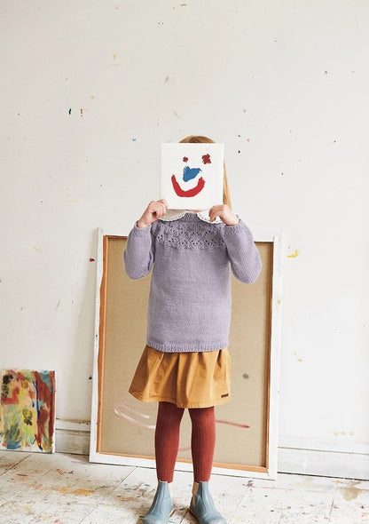 Leahs Lochmusterpullover Kids | mit Gratisanleitung aus Smart von Sandnes Garn