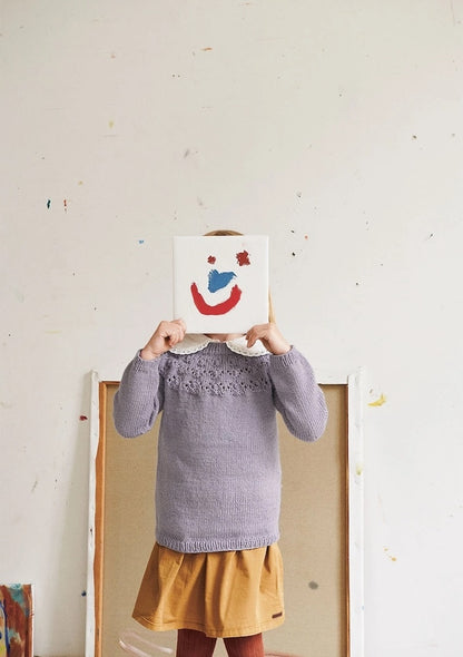 Leahs Lochmusterpullover Kids | mit Gratisanleitung aus Smart von Sandnes Garn