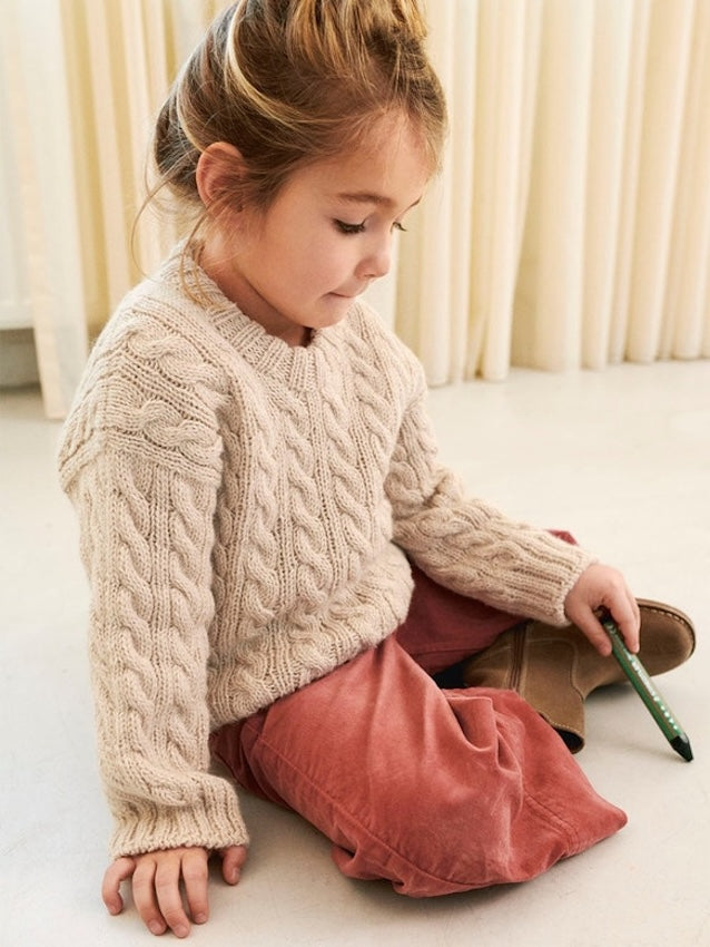 Sandnes Magazin 2401 Bonnie Sweater Kids mit Sisu und Alpakka Folgetrad 1