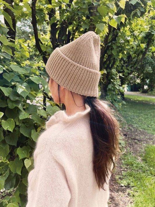 Sandnesgarn, Must have Beanie, doppelbödig, Farbe: beige
