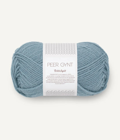 Sandnes Garn Peer Gynt by PetiteKnit Farbe september sky 6351