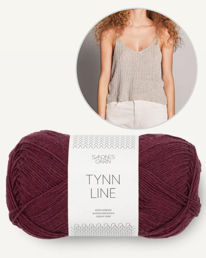 Rib Singlet | super soft made from Tynn Line by Sandnes Garn