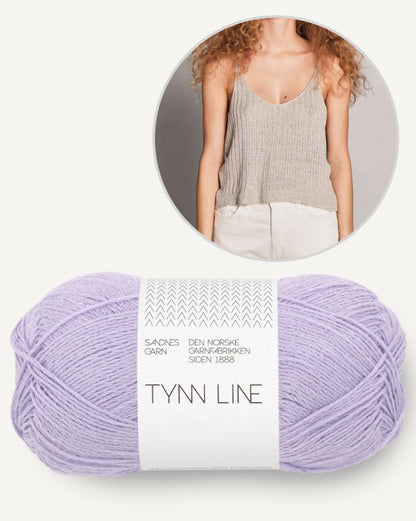 Rib Singlet | super soft made from Tynn Line by Sandnes Garn