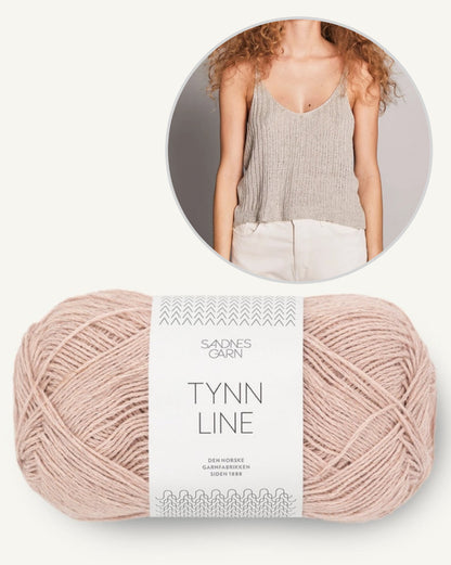 Rib Singlet | super soft made from Tynn Line by Sandnes Garn