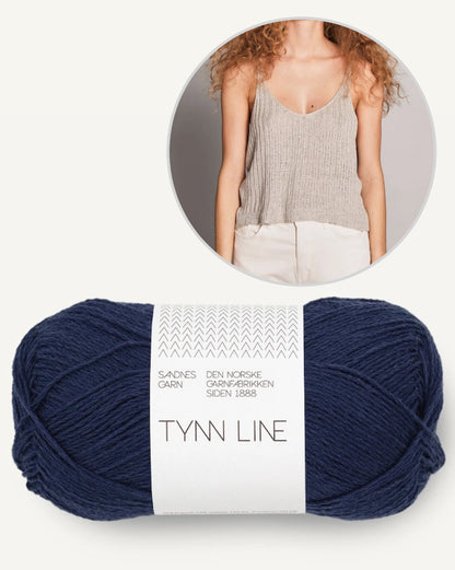 Rib Singlet | super soft made from Tynn Line by Sandnes Garn