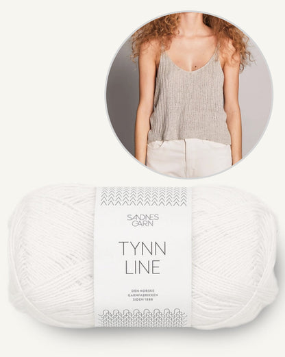Rib Singlet | super soft made from Tynn Line by Sandnes Garn