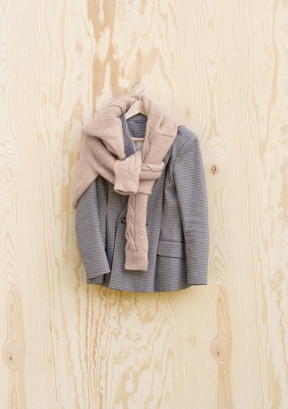 Sienna vetoketjuneule | oversize ja pehmeä, valmistettu Sandnes Garnin Double Sunday- ja Tynn Silk Mohair -langasta