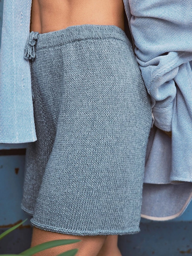 Tiril´s Sommershorts | lässige Shorts aus Line von Sandnes Garn mit Gratisanleitung