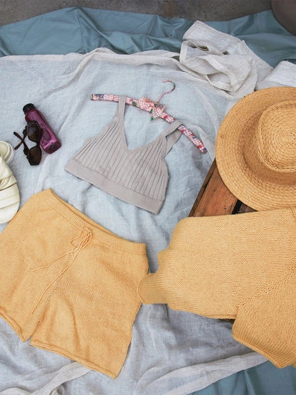 Tiril´s Sommershorts | lässige Shorts aus Line von Sandnes Garn mit Gratisanleitung
