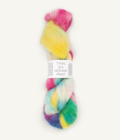 Sandnes Garn Tynn Silk Mohair Print tutti frutti 4665